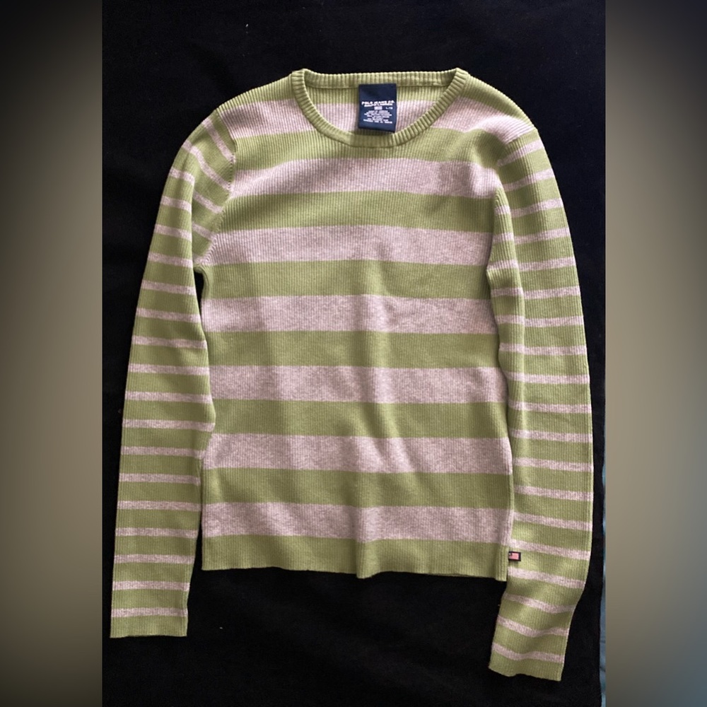 (NWOT)Polo jeans co. By Ralph Lauren sweeter women’s green striped